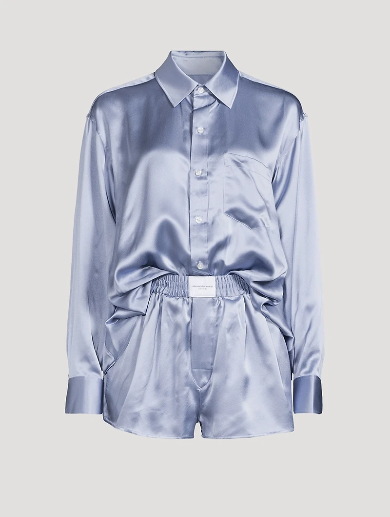 Silk Boxer Short Romper