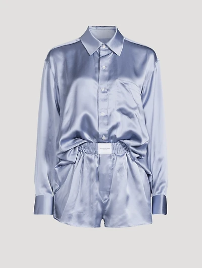 Silk Boxer Short Romper