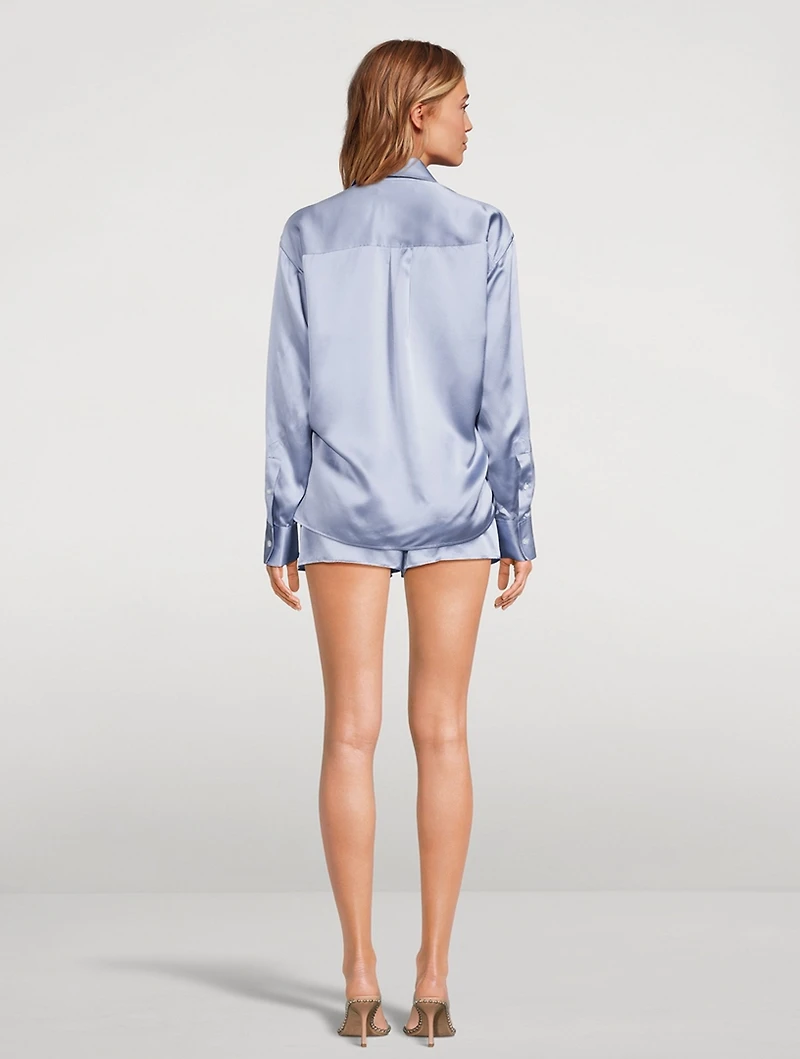 Silk Boxer Short Romper