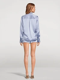 Silk Boxer Short Romper