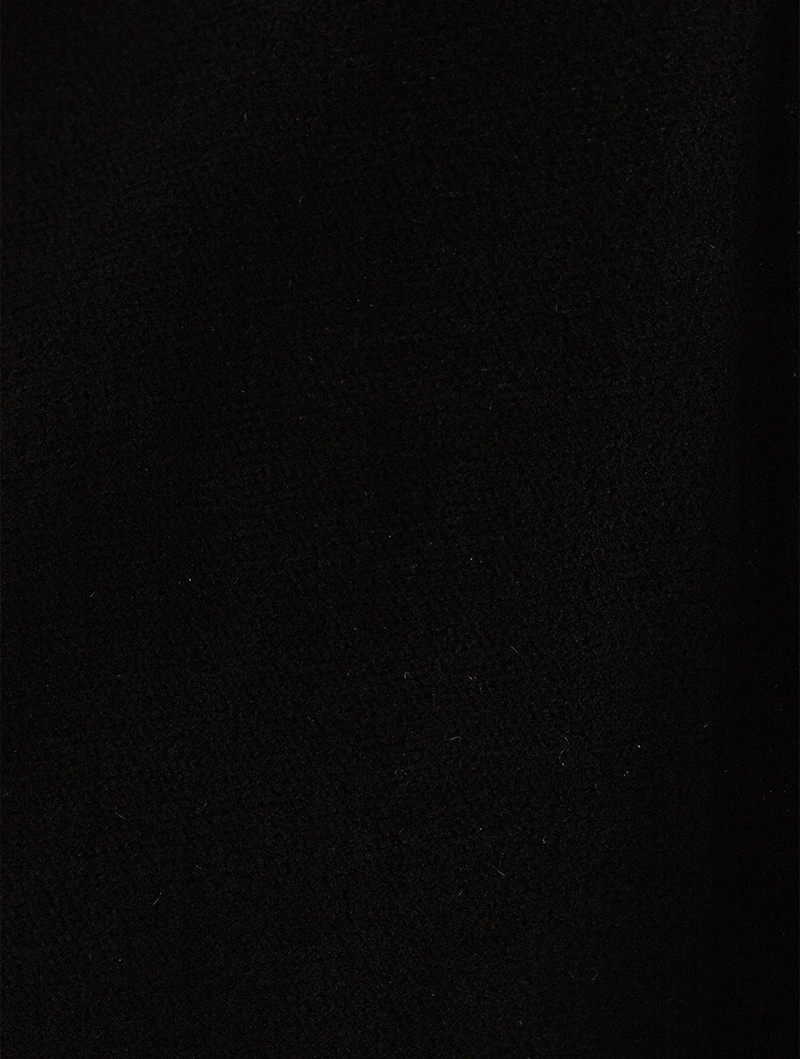 Stretch Velvet Straight-Leg Trousers