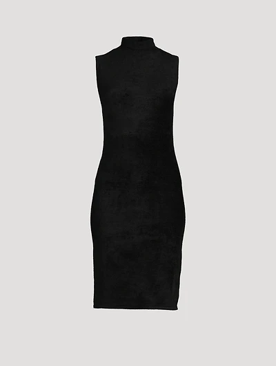 Velvet Turtleneck Dress