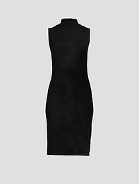 Velvet Turtleneck Dress
