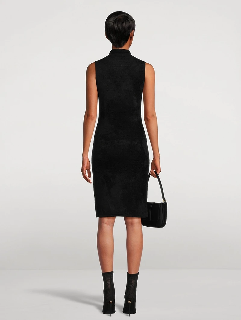 Velvet Turtleneck Dress
