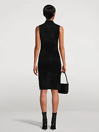 Velvet Turtleneck Dress