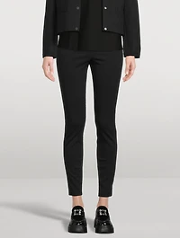 Compact Knit Skinny Trousers