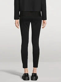 Compact Knit Skinny Trousers