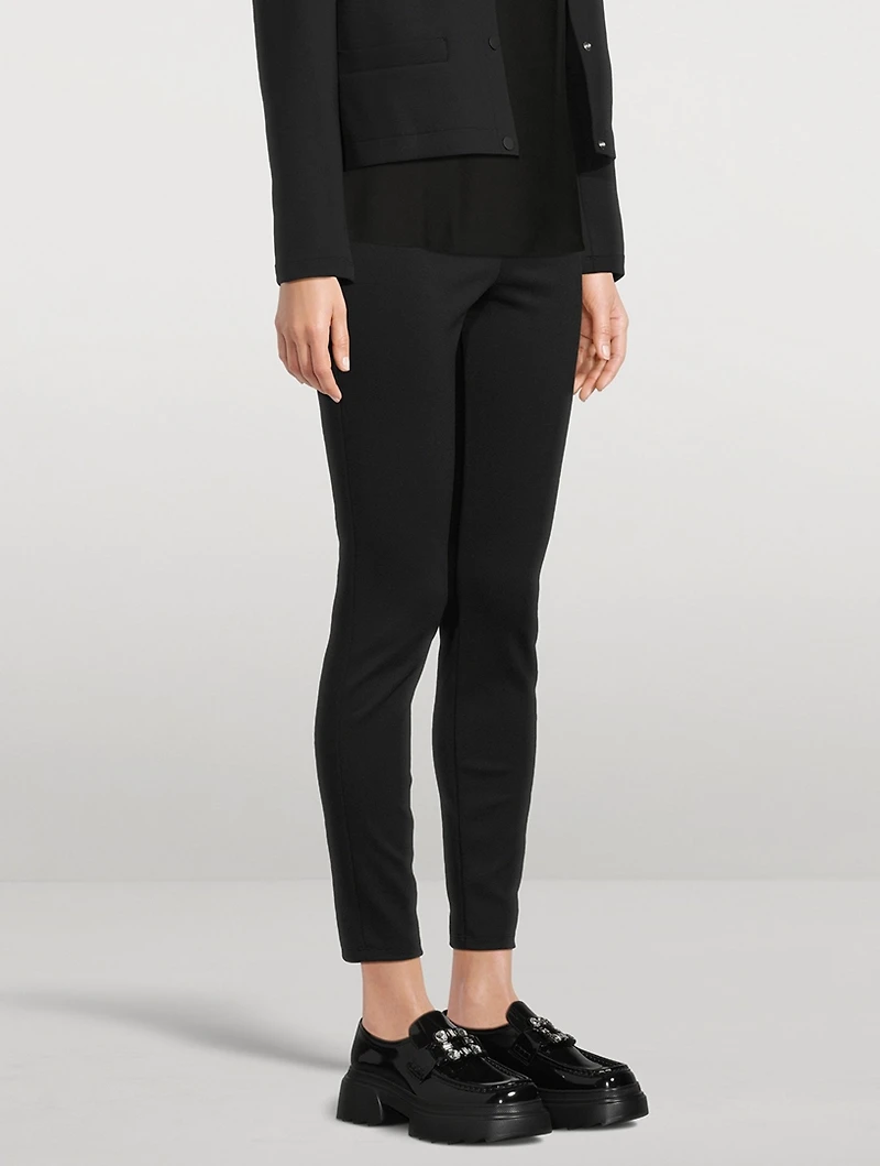 Compact Knit Skinny Trousers