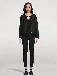 Compact Knit Skinny Trousers