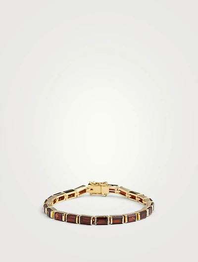 Riviera 18K Gold Bracelet With Rubellite