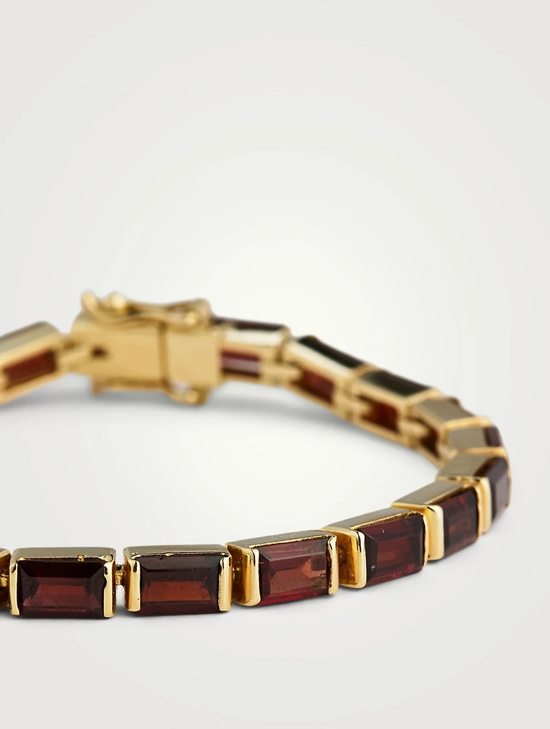 Riviera 18K Gold Bracelet With Rubellite