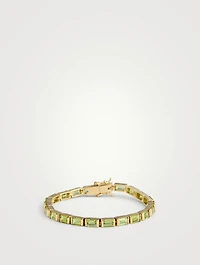 Riviera 18K Gold Bracelet With Peridot