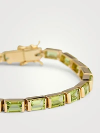 Riviera 18K Gold Bracelet With Peridot