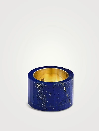 Thick Band With Lapis Lazuli