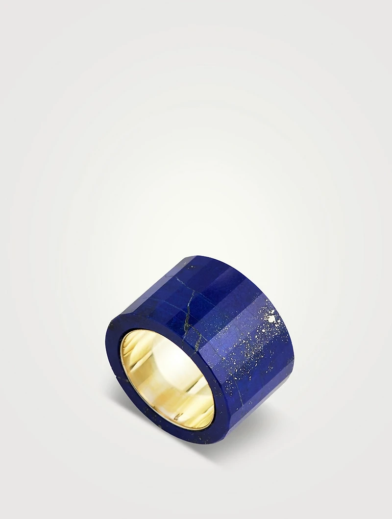 Thick Band With Lapis Lazuli