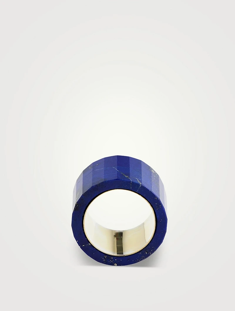Thick Band With Lapis Lazuli
