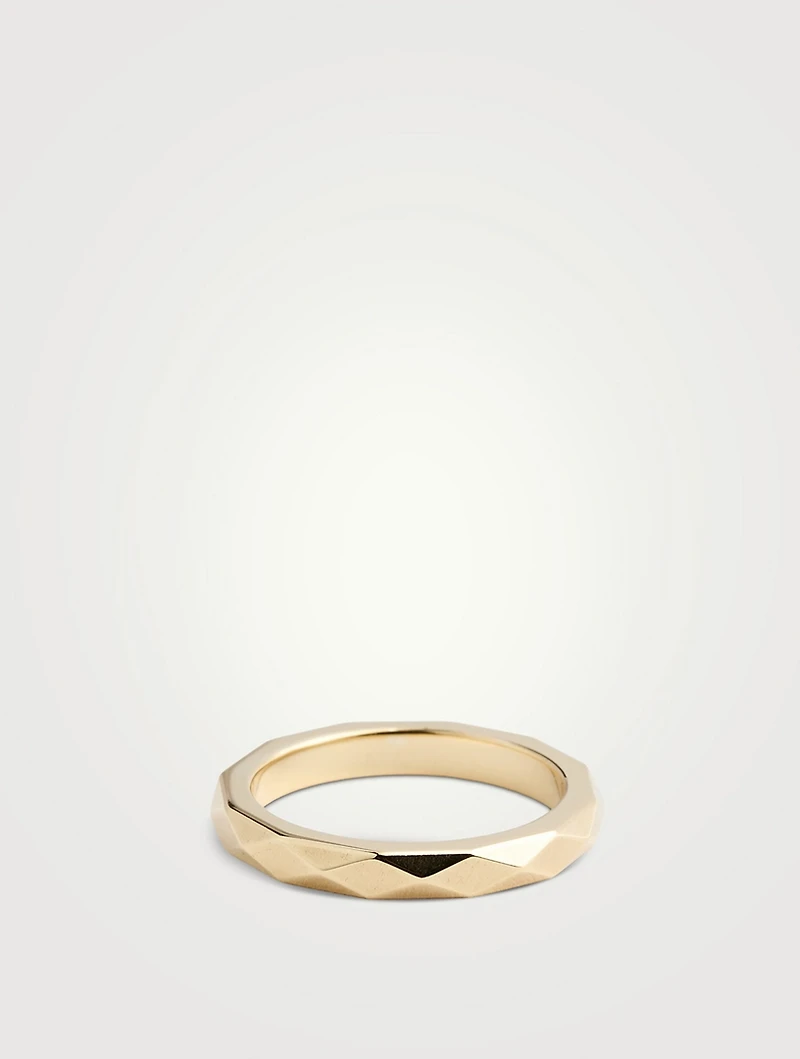 18K Gold Thin Band