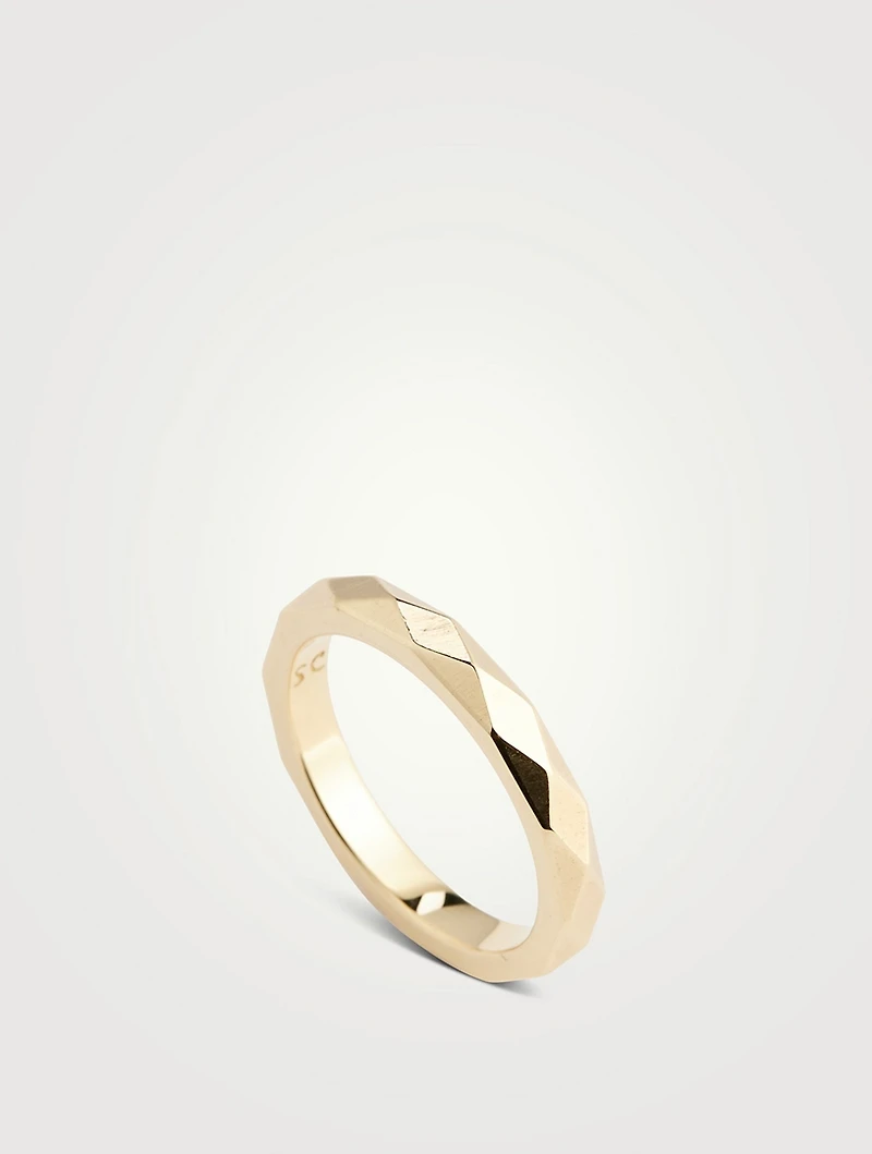18K Gold Thin Band