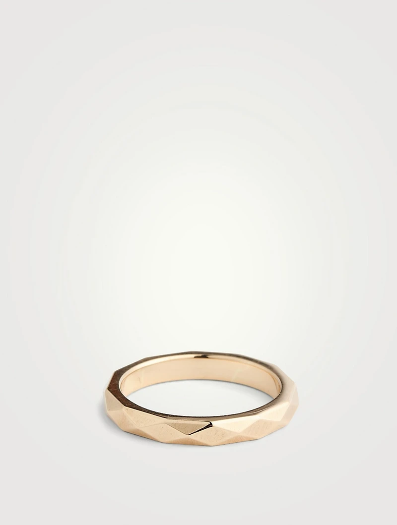 18K Rose Gold Thin Band