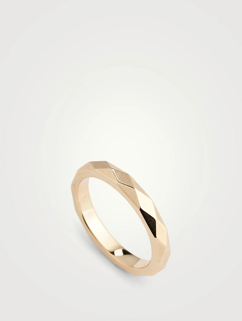 18K Rose Gold Thin Band