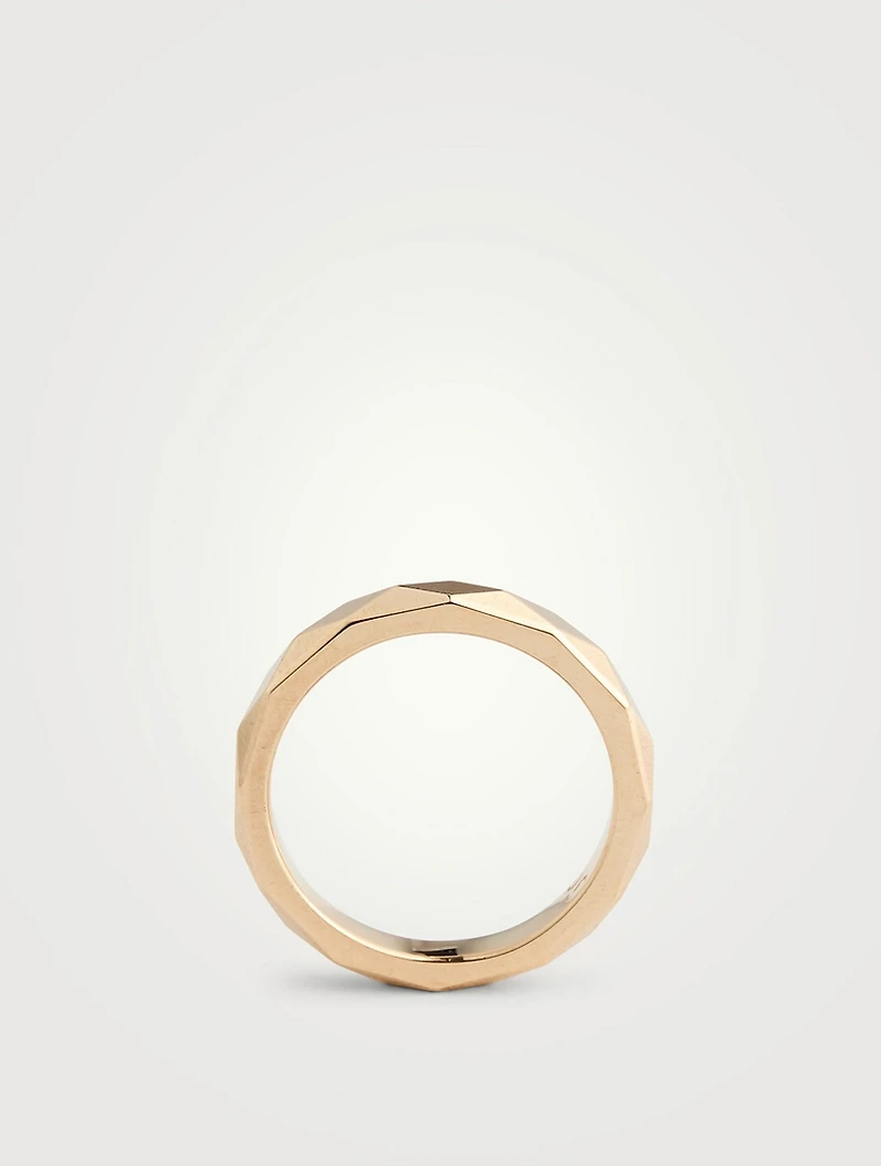 18K Rose Gold Thin Band