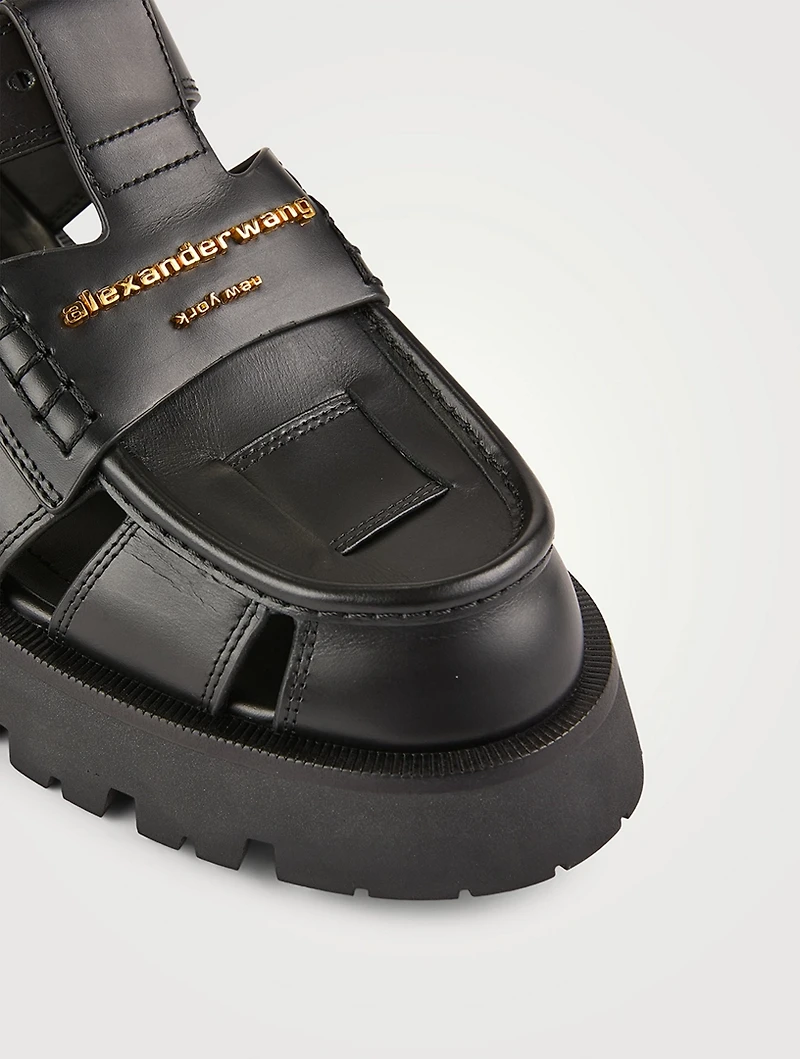 Carter Leather Fisherman Sandals