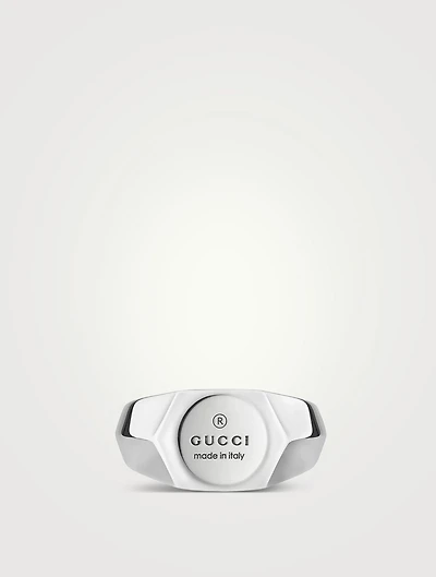 Trademark Silver Signet Ring