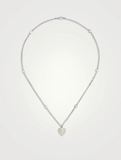 Gucci Heart Silver Necklace
