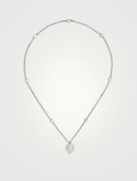 Gucci Heart Silver Necklace