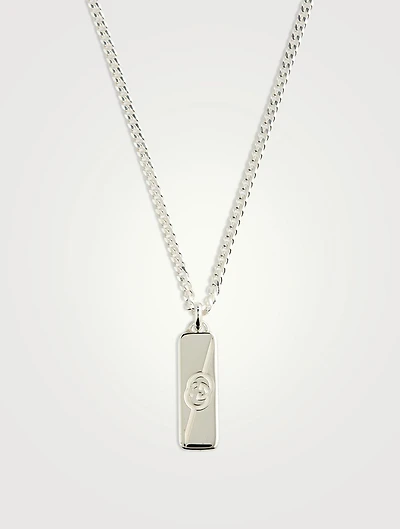 Diagonal Interlocking G Necklace