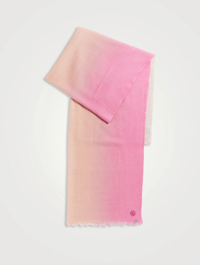 Dip Dye Cashmere Scarf