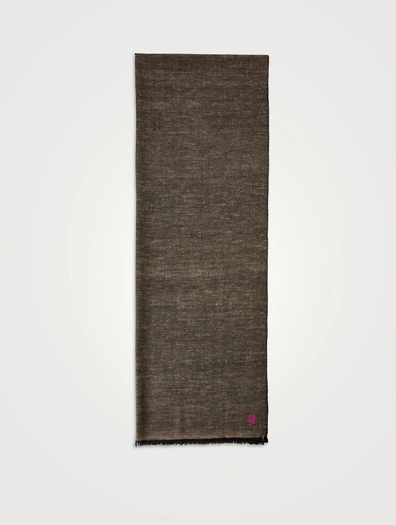 Double Weave Cashmere Scarf