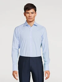 Slim-Fit Shirt Check Print