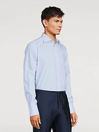Slim-Fit Shirt Check Print
