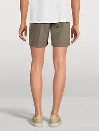 Technical Faille Tailored Shorts