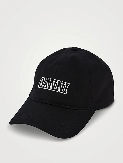 Organic Cotton Baseball Cap With Logo