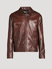 Leather Zip Jacket