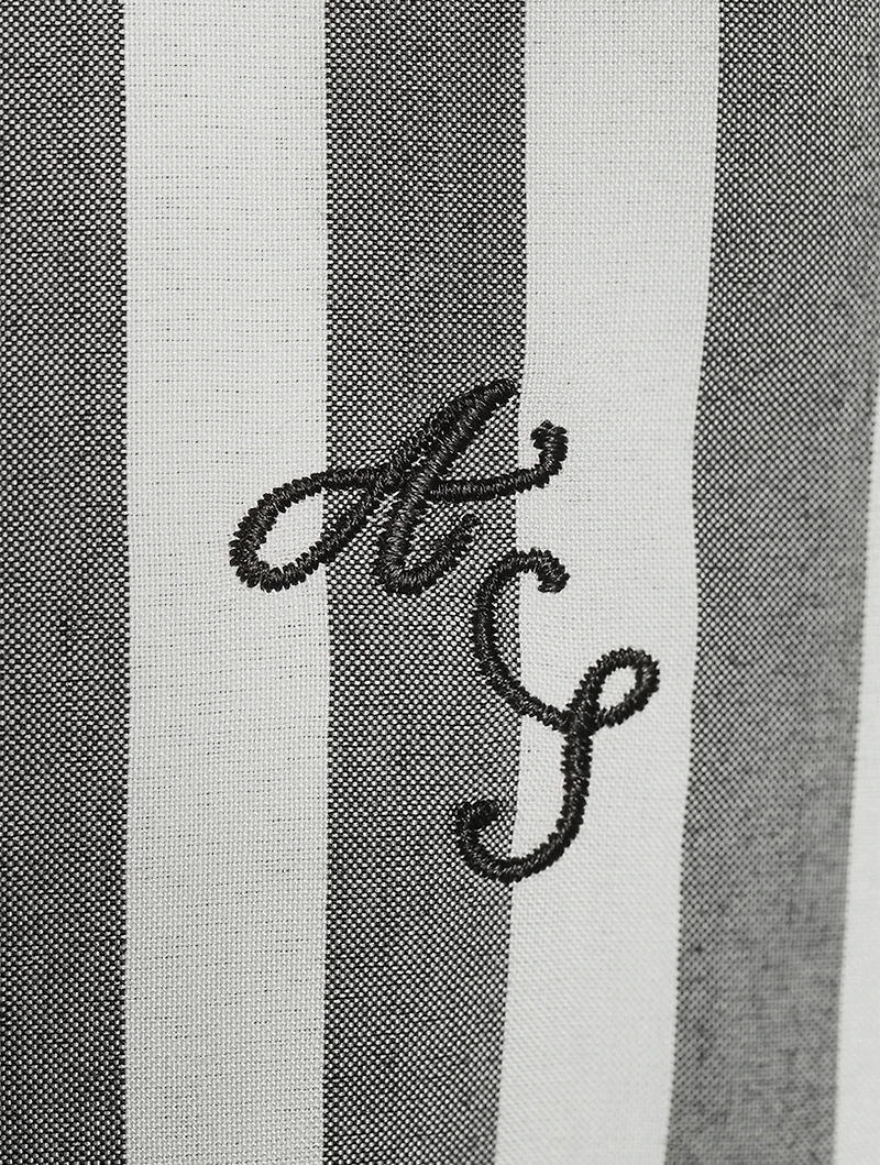 Short-Sleeve Shirt Striped Print