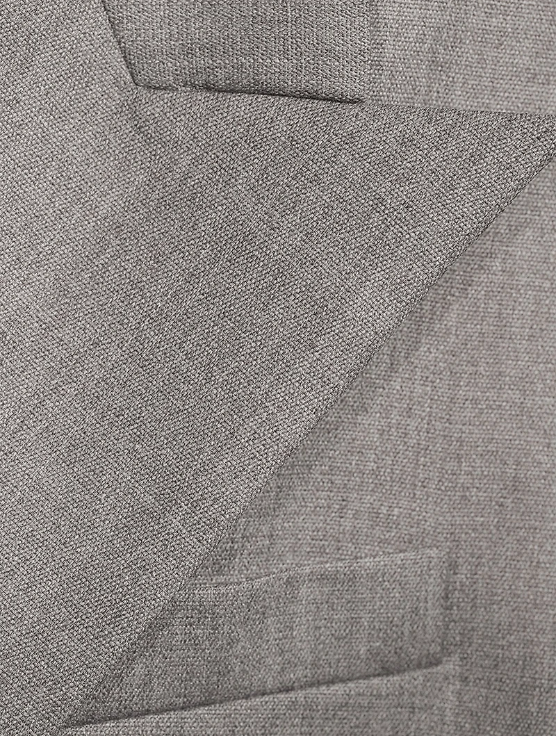Wool-Blend Relaxed Suit Jacket