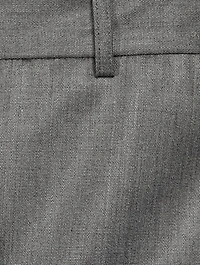 Wool-Blend Tailored Pants
