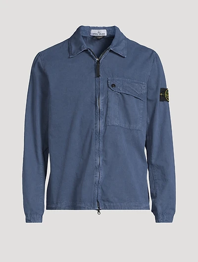 Cotton Zip Overshirt