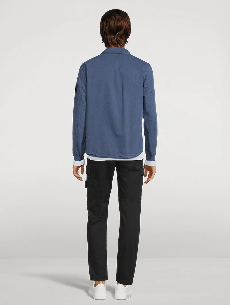 Cotton Zip Overshirt