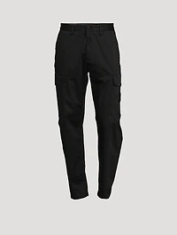 Stretch Cotton Cargo Pants