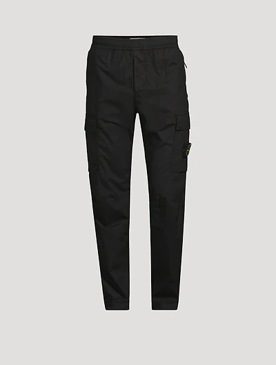 Stretch Cotton Cargo Pants