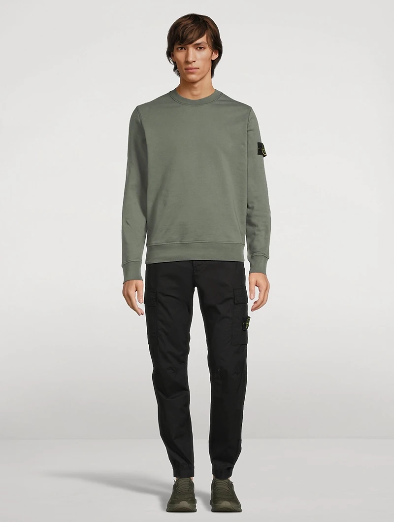 Stretch Cotton Cargo Pants