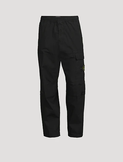 Stretch Cotton-Blend Pants
