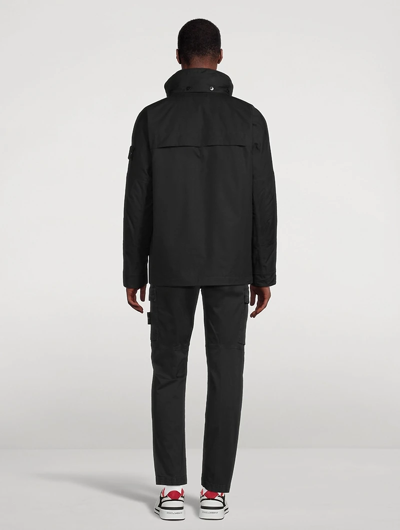 Cotton Jacket With Vest