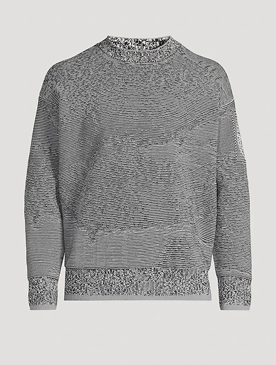 Cotton-Blend Oversized Sweater
