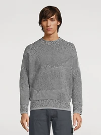 Cotton-Blend Oversized Sweater