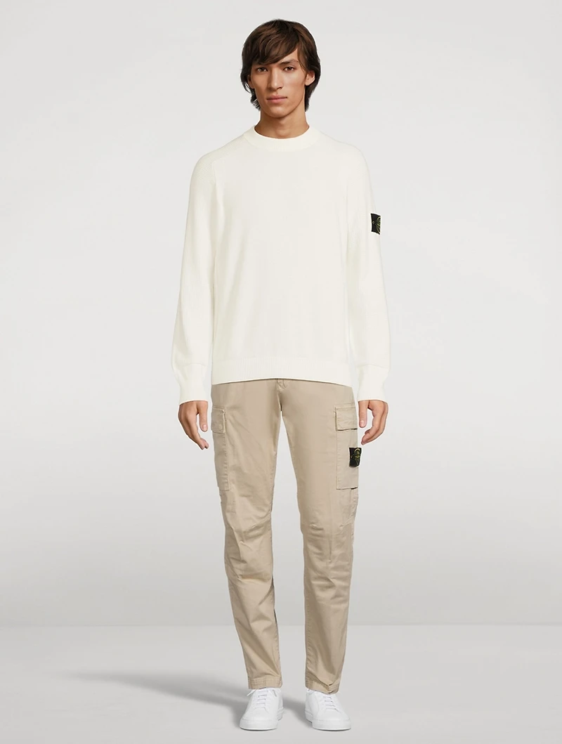 Cotton Crewneck Sweater
